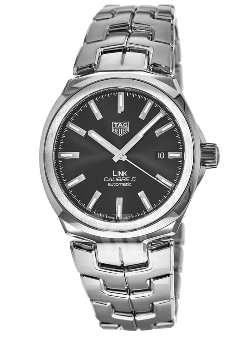 Tag Heuer Link Quartz Black Dial Silver Steel Strap Watch for Women - WBC2110.BA0603