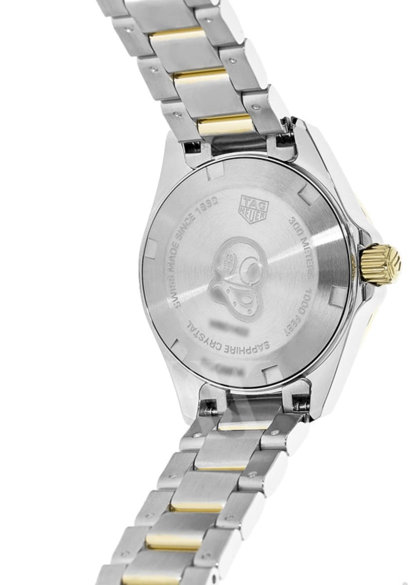 Tag Heuer Aquaracer Quartz Diamonds Mother of Pearl Dial Two Tone Steel Strap Watch for Men - WBD1422.BB0321