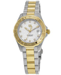 Tag Heuer Aquaracer Automatic Diamonds Silver Dial Two Tone Steel Strap Watch for Women - WBD2321.BB0320