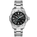 Tag Heuer Aquaracer Professional 200 Solargraph Quartz Black Dial Silver Steel Strap Watch for Men - WBP1114.BA0000