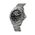 Tag Heuer Aquaracer Professional 200 Solargraph Quartz Black Dial Silver Steel Strap Watch for Men - WBP1180.BF0000