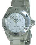 Tag Heuer Aquaracer Professional 200 Quartz White Dial Silver Steel Strap Watch for Women - WBP1411.BA0622