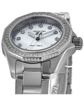 Tag Heuer Aquaracer Professional 200 Quartz Diamond Mother of Pearl Dial Silver Steel Strap Watch for Women - WBP1417.BA0622