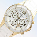 Marc Jacobs Rock White Dial White Stainless Steel Strap Watch for Women - MBM2546