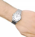 Tissot T Classic Dream White Dial Silver Steel Strap Watch for Men - T033.410.11.013.01