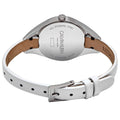 Calvin Klein Rebel White Dial White Leather Strap Watch for Women - K8P231L6