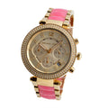 Michael Kors Parker Gold Dial Two Tone Steel Strap Watch for Women - MK6363