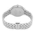 Swarovski Lovely Crystals Mini White Dial Silver Steel Strap Watch for Women - 5242901