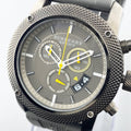 Burberry Sport Endurance Chronograph Grey Dial Grey Rubber Strap Watch for Men - BU7713