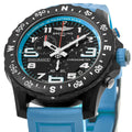 Breitling Endurance Pro Black Dial Light Blue Rubber Strap Watch for Men - X82310281B1S1