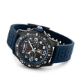 Breitling Endurance Pro United States Naval Academy Black Dial Blue Rubber Strap Watch for Men - X823103C1B1S1