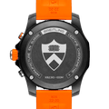 Breitling Endurance Pro Princeton University Edition Black Dial Orange Rubber Strap Watch for Men - X823104C1B1S1