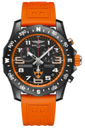 Breitling Endurance Pro Princeton University Edition Black Dial Orange Rubber Strap Watch for Men - X823104C1B1S1