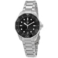 Tag Heuer Aquaracer Professional 300 Automatic Black Dial Silver Steel Strap Watch for Women - WBP231D.BA0626