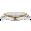 Gucci G Timeless Automatic Silver Dial Beige Leather Strap Watch For Men - YA126348