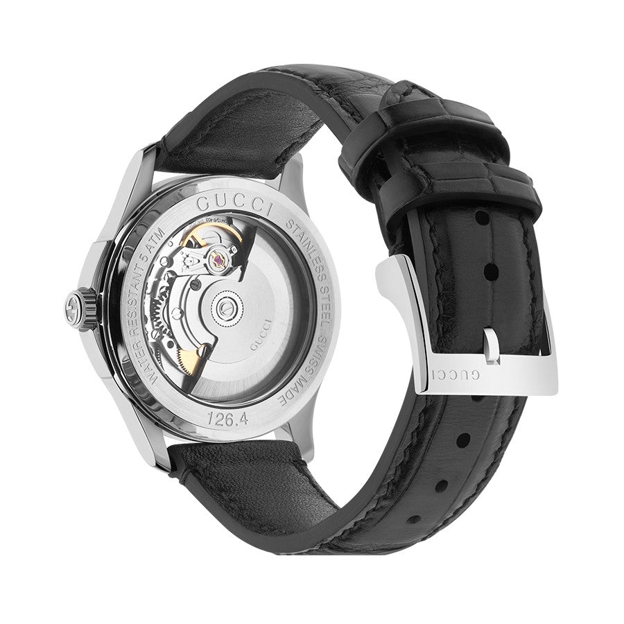 Gucci G Timeless Automatic Black Dial Watch For Women - YA126469