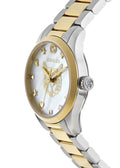 Gucci G Timeless Quartz Mother of Pearl Dial Two Tone Steel Strap Watch For Women - YA1265012