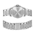 Gucci G Timeless Diamonds Mother of Pearl Black Dial Silver Mesh Bracelet Watch For Women - YA126507