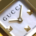 Gucci G Frame Red Leather Strap Watch For Women - YA128524