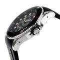 Gucci Dive Kingsnake Black Dial Black Rubber Strap Watch For Men - YA136217