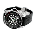 Gucci Dive Kingsnake Black Dial Black Rubber Strap Watch For Men - YA136217