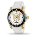 Gucci Dive Quartz White Dial White Rubber Strap Unisex Watch - YA136322