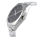 Gucci GG2570 Quartz Diamonds Black Dial Silver Steel Strap Watch For Women - YA142404