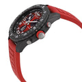 Breitling Endurance Pro Ironman Red Dial Red Rubber Strap Watch for Men - X823109A1K1S1