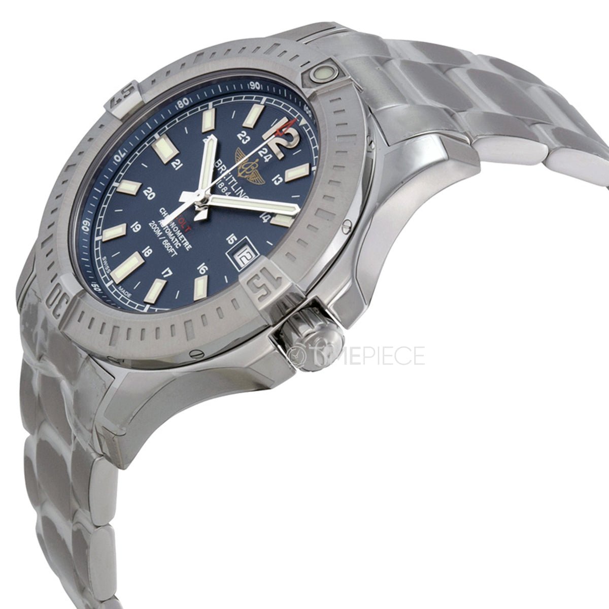 Breitling Colt Automatic Stainless Steel Blue Dial 44mm Mens Watch - A1738811/C906/173A