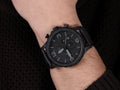 Fossil Nate Chronograph Black Dial Black Steel Strap Watch for Men - JR1401