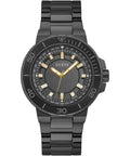 Guess Track Black Dial Black Steel Strap Watch for Men - GW0426G3