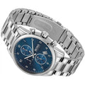 Hugo Boss Skymaster Blue Dial Silver Steel Strap Watch for Men - 1513784