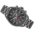 Hugo Boss Distinct Grey Dial Gren Steel Strap Watch for Men - 1513858