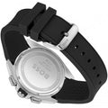 Hugo Boss Volane Chronograph Grey Dial Black Silicone Strap Watch for Men - 1513953