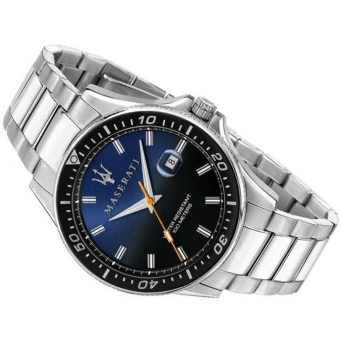 Maserati SFIDA Quartz Bue Dial  Stainless Steel Watch For Men - R8853140001