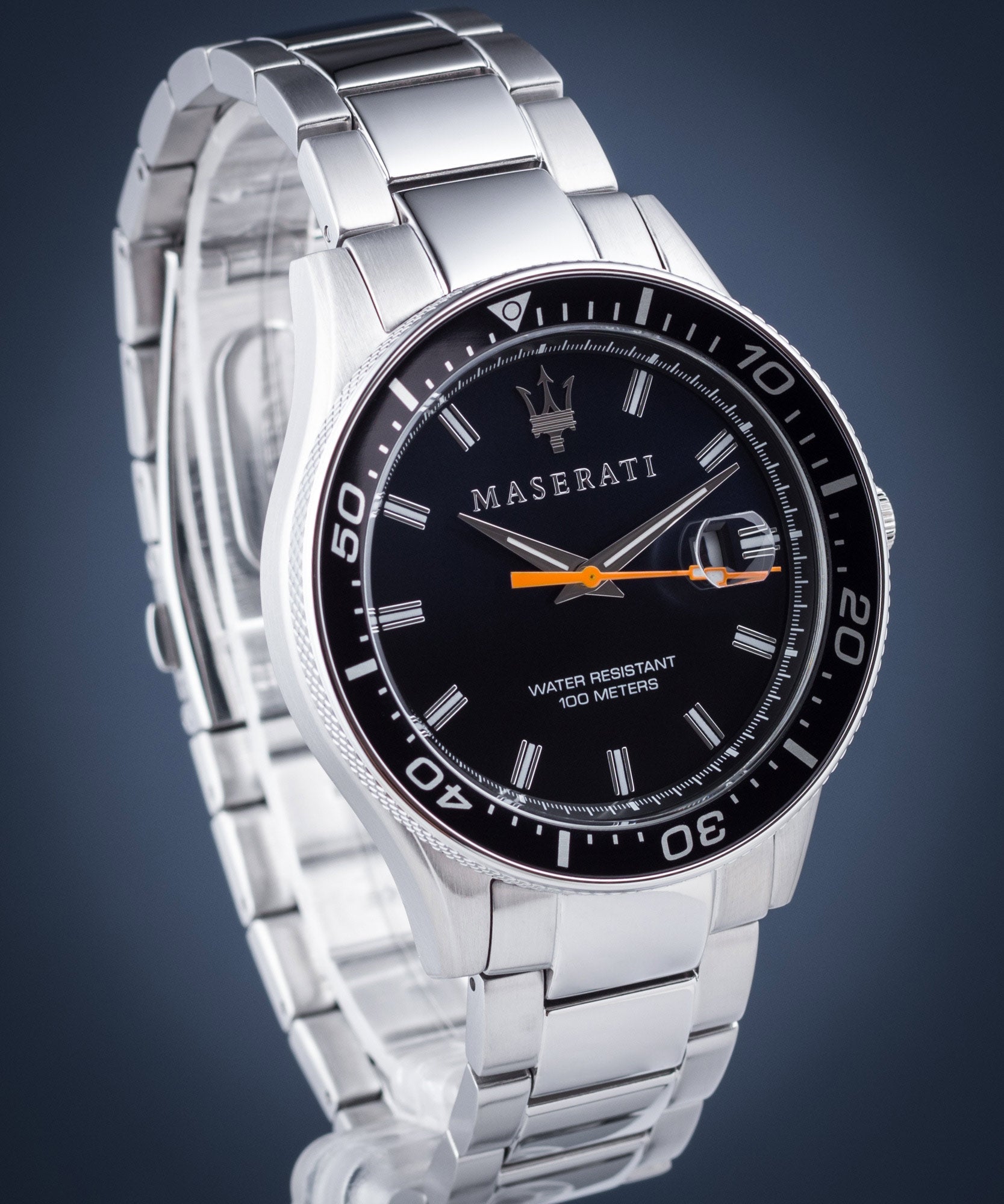 Maserati SFIDA Quartz Bue Dial  Stainless Steel Watch For Men - R8853140001