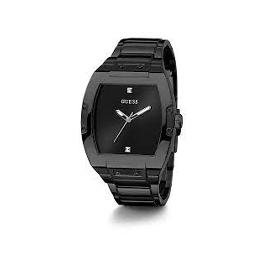 Guess Trend Black Dial Black Steel Strap Watch for Men - GW0387G3