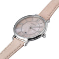 Fossil Jacqueline Blush Mother of Pearl Dial Pink Leather Strap Watch for Women - ES4151